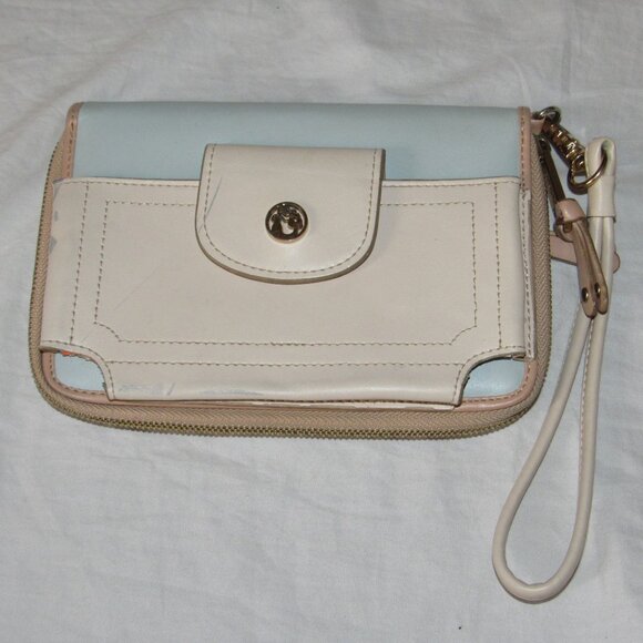 Spartina 449 | Bags | Spartina Daufuskie Island Leather Colorblock Zip ...